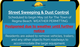 Street Sweeping / Dust Control Postponed