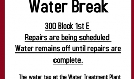 Water Break - 300 Block 1st St E