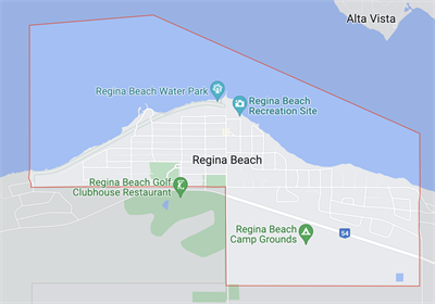 Google Map of Regina Beach