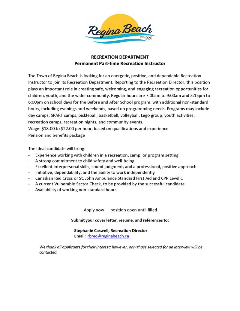 Job_Ad_-_Recreation_Instructor_2026