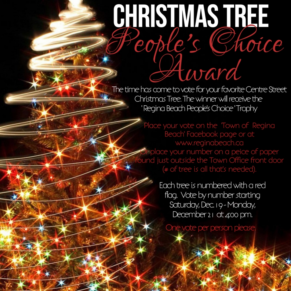 Centre Street Christmas Trees -  "People's Choice Award"
