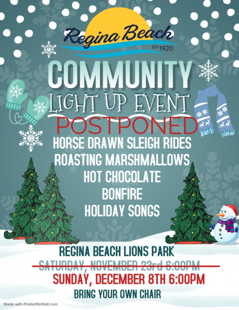 Community Light Up Event - Postponed until Dec 8th