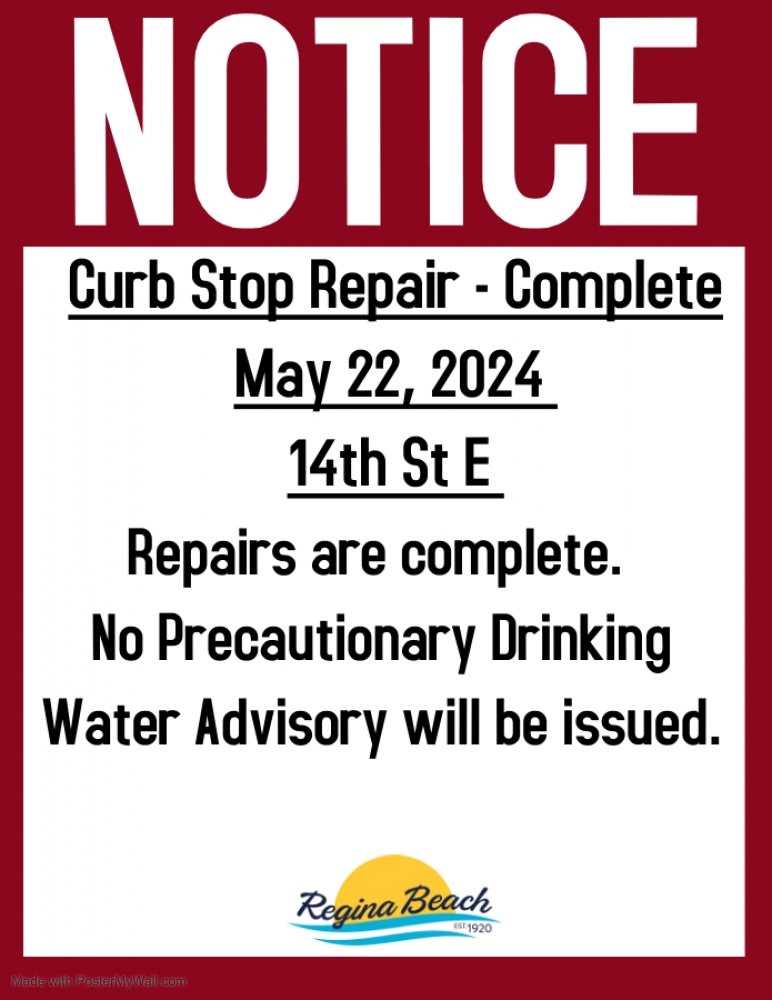 Complete - Curb Stop Repair 14th St E May 22nd, 2024