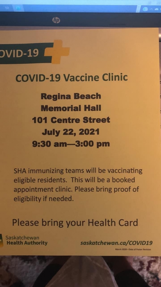 COVID 19 Vaccine Clinic - July 22