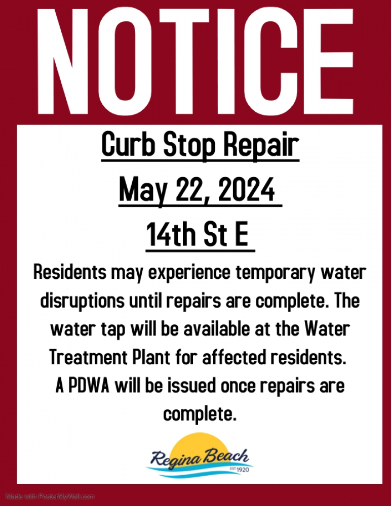 Curb Stop Repair 14th St E May 22, 2024