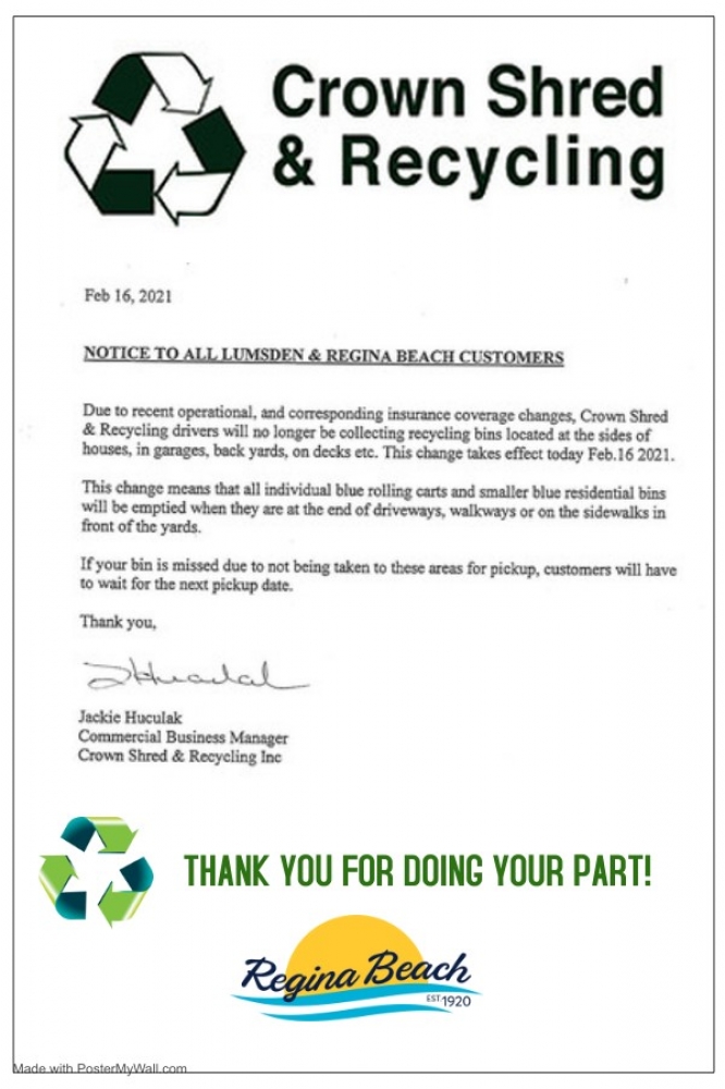 Curbside Recycling Change