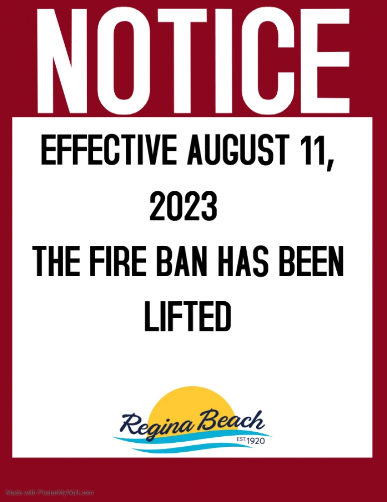 FIRE BAN LIFTED