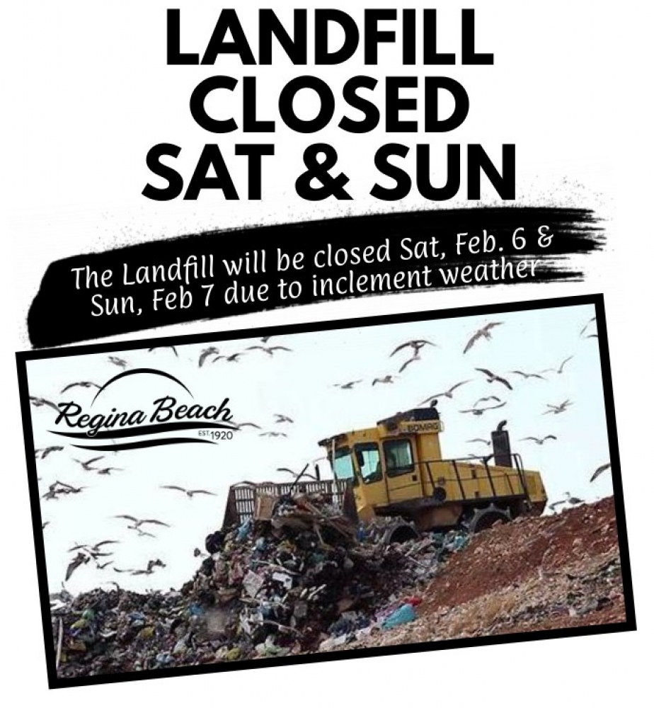 Landfill Closed this Weekend