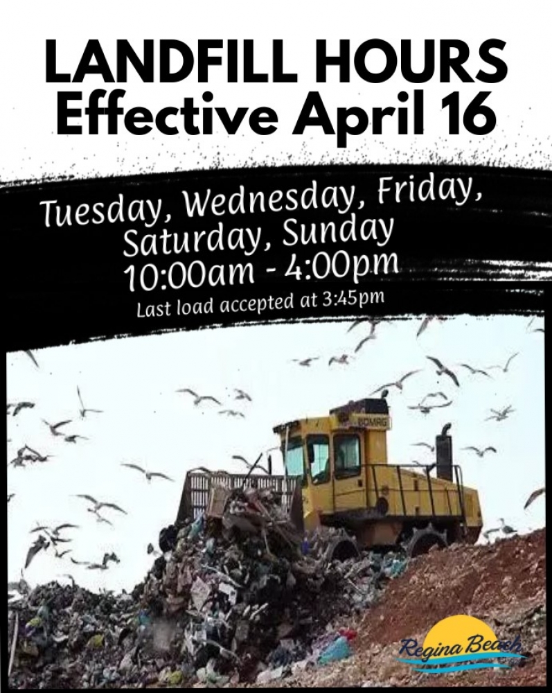 Landfill Hour Change/Closures over Easter