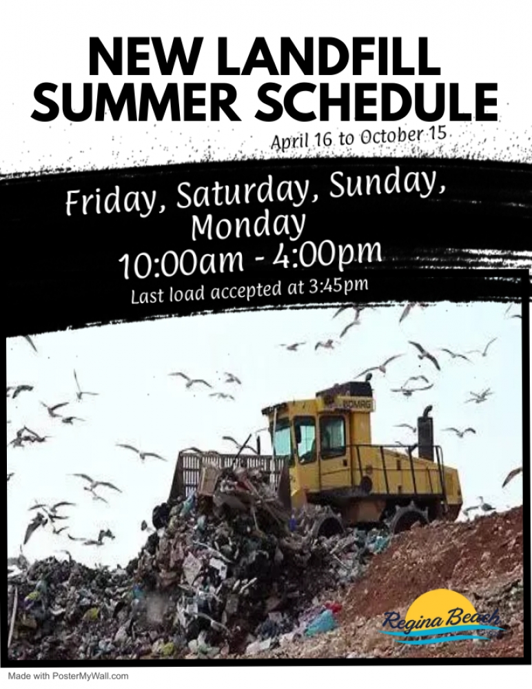 New Landfill Schedule July 7, 2023