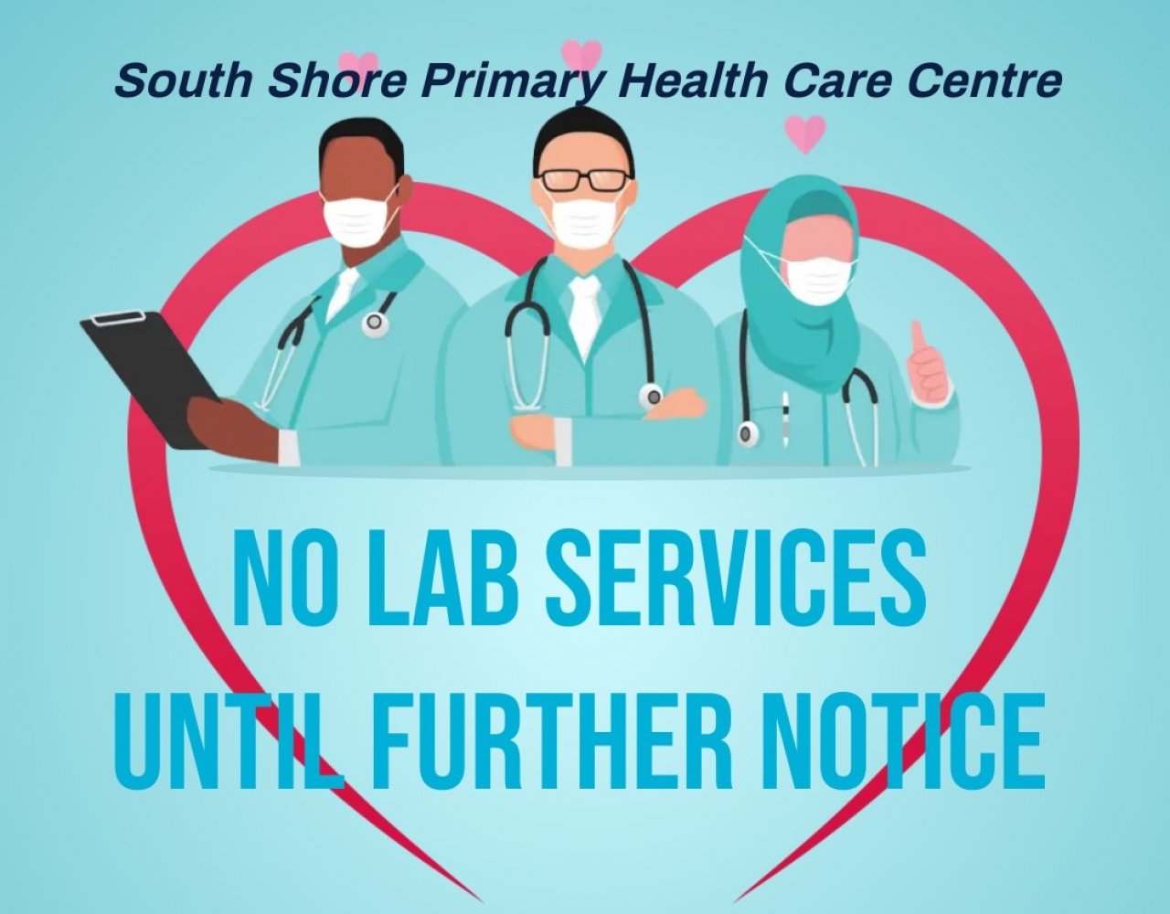 No Lab Services Until Further Notice