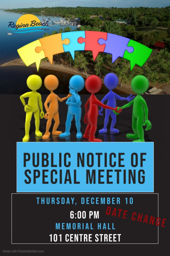 Notice of Special Meeting - Date Change