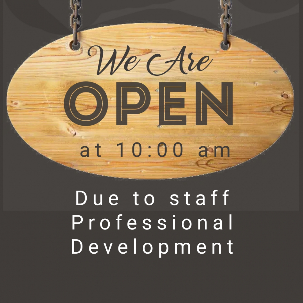 Office Open at 10:00 am today!