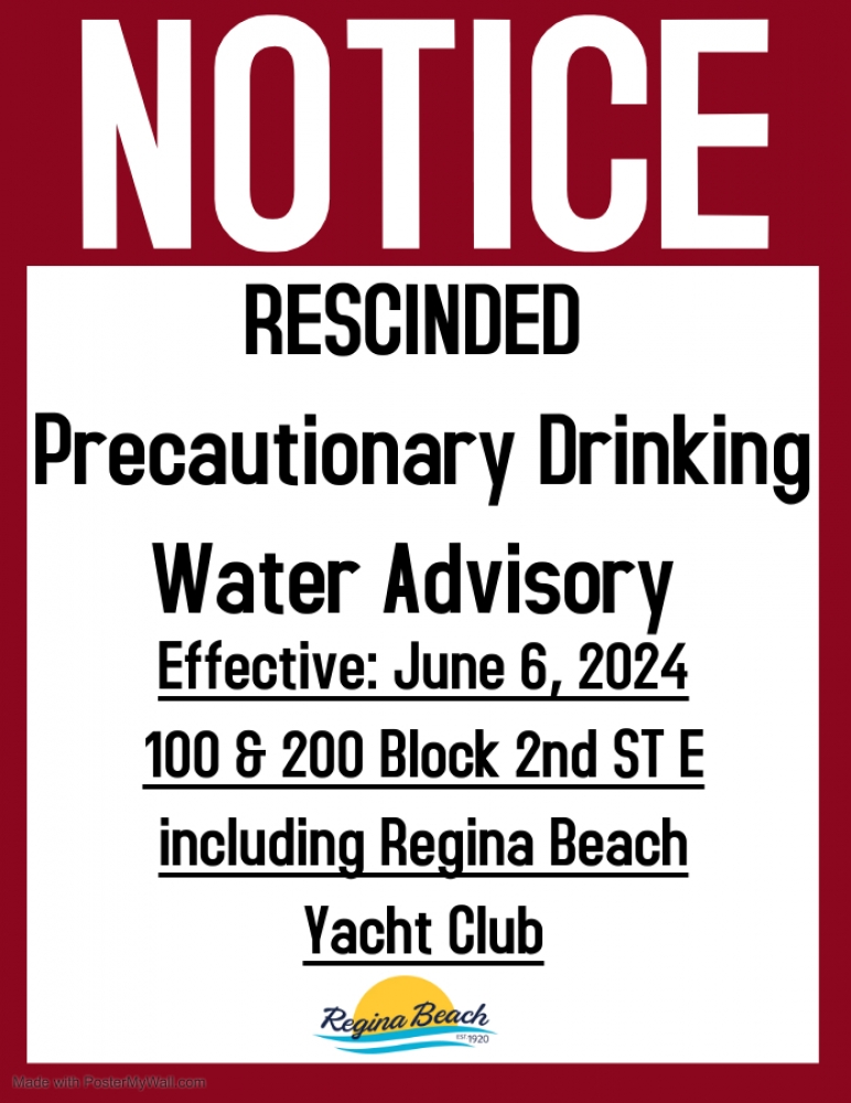 PDWA Rescinded - 100 & 200 Block 2nd St E