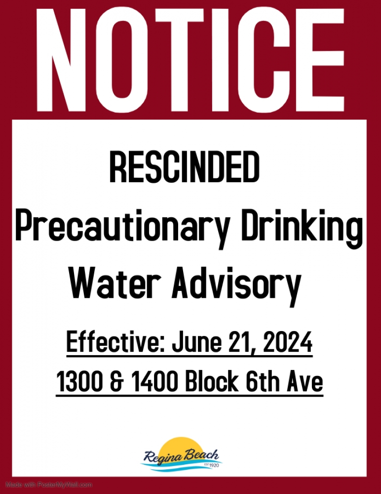 PDWA Rescinded: 1300 & 1400 Block 6th Ave