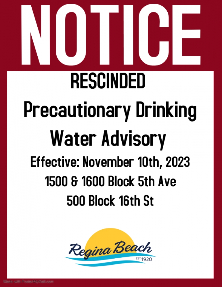 PDWA Rescinded - 1500 & 1600 Block 5th Ave & 500 Block 16th St