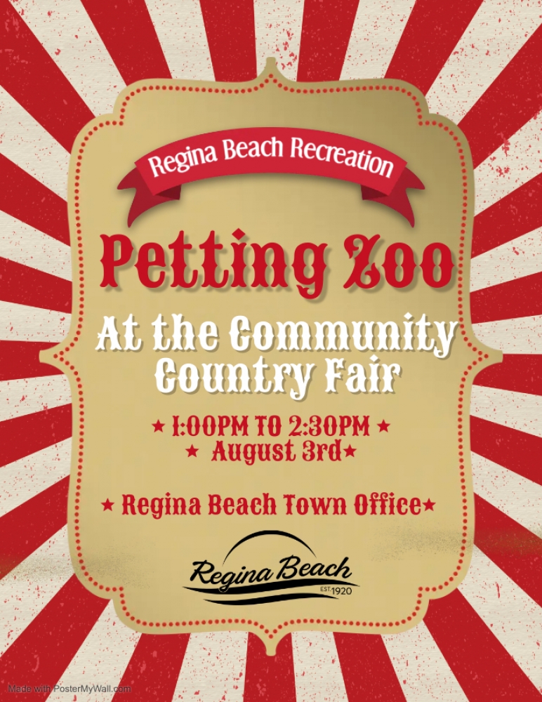 Petting Zoo @ The Community Country Fair! - August 3rd