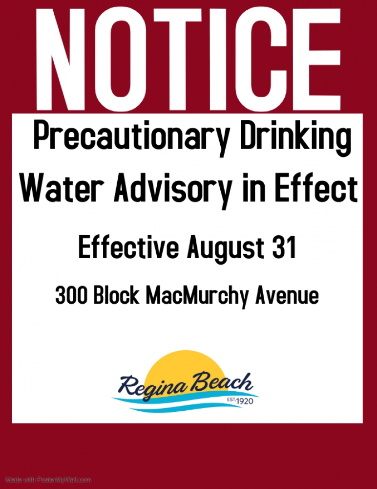 Precautionary Drinking Water Advisory - 300 Block MacMurchy Ave.