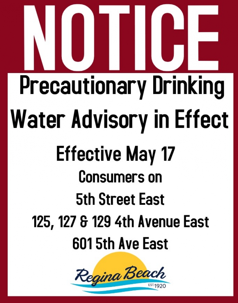 Precautionary Drinking Water Advisory - 5th St E, 125, 127 & 129 4th Ave E, 601 5th Ave E