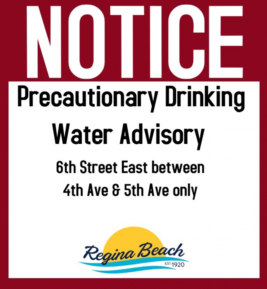 Precautionary Drinking Water Advisory - 6th Street East between 4th Ave & 5th Ave