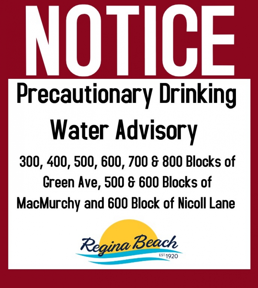 Precautionary Drinking Water Advisory - Green, MacMurchy, Nicoll Lane