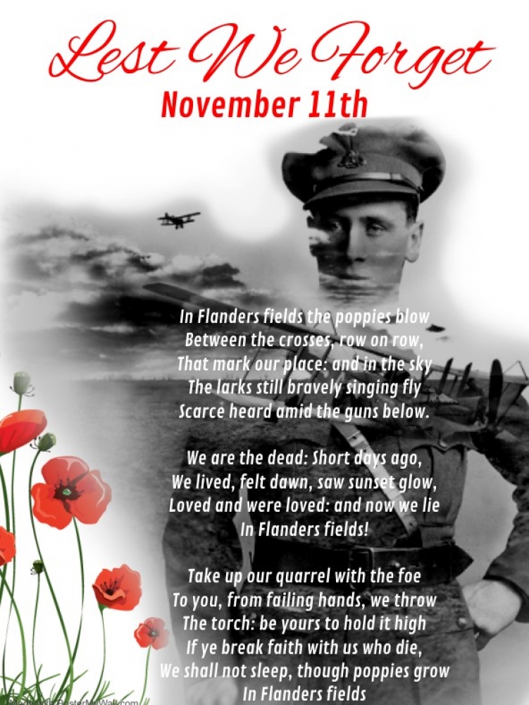 Remembrance Day - Office Closed