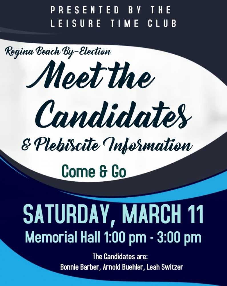 Reminder: Meet the Candidates & Advance Poll