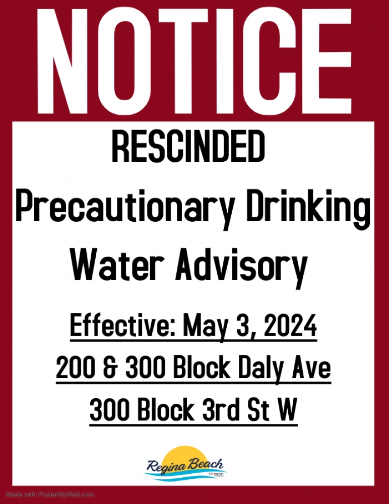 Rescinded PDWA - 200 & 300 Block Daly and 300 Block 3rd St W