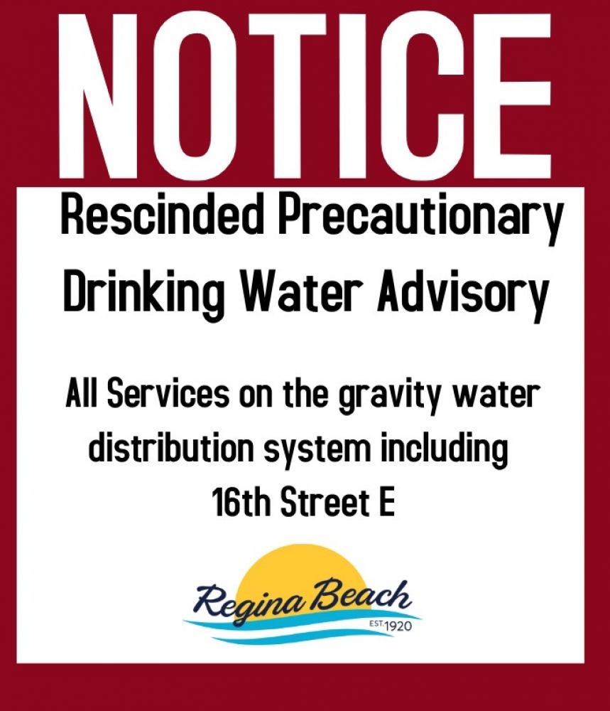 Rescinded Precaution Drinking Water Advisory 