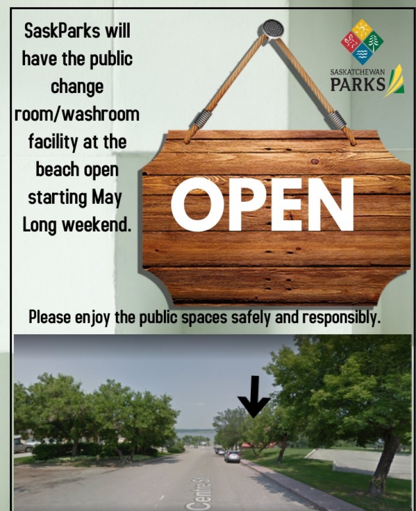 SaskParks - Change House/Washroom Facility Open May Long Weekend