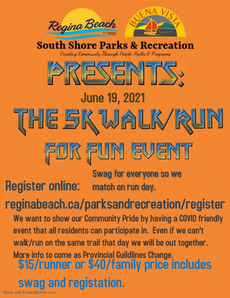 The SK Walk/Run For Fun Event