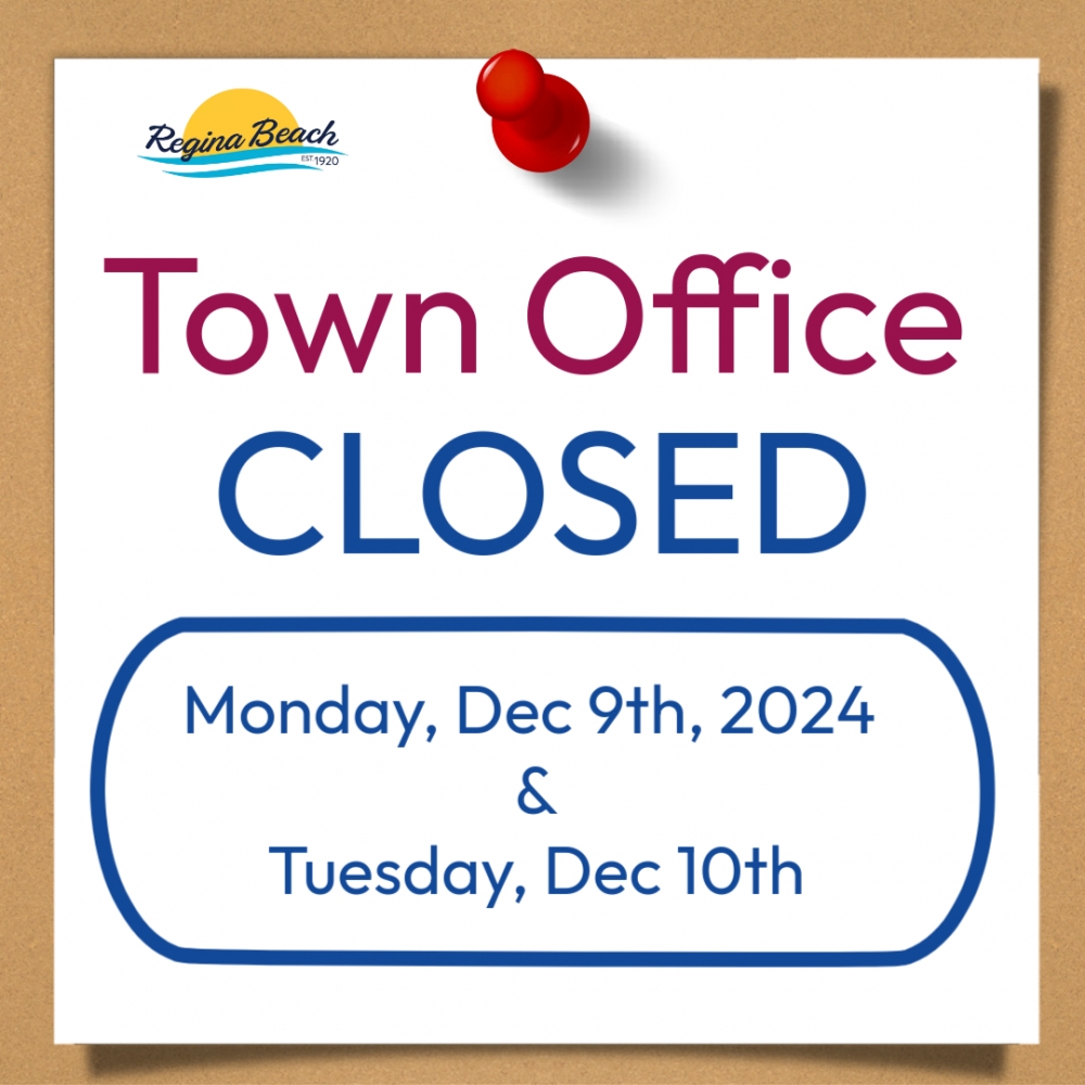 Town Office Closed December 9th and 10th