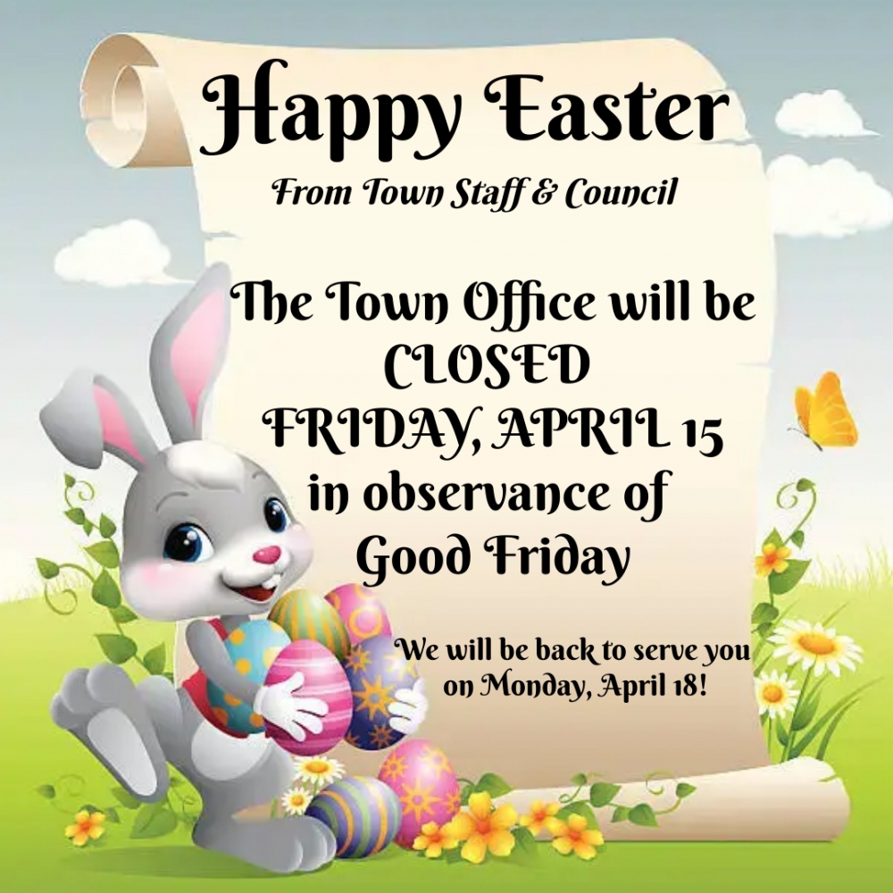 Town Office Closed Good Friday