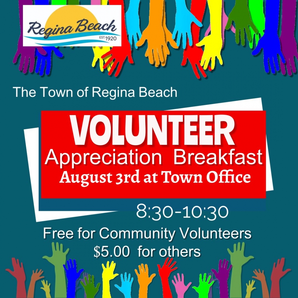 Volunteer Appreciation Breakfast - August 3rd 