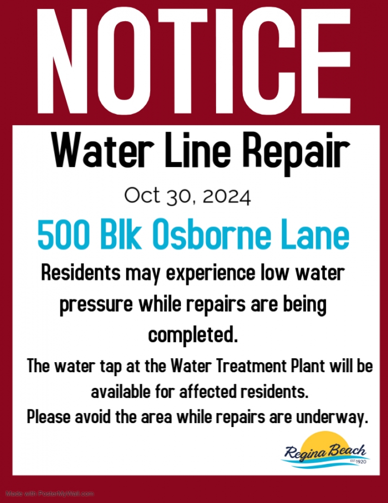 Water Line Repair - 500 blk Osborne Lane