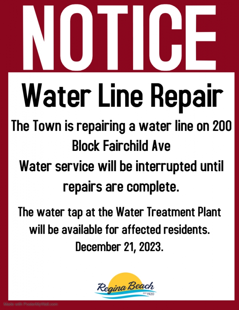 Water Line Repair - Fairchild Ave