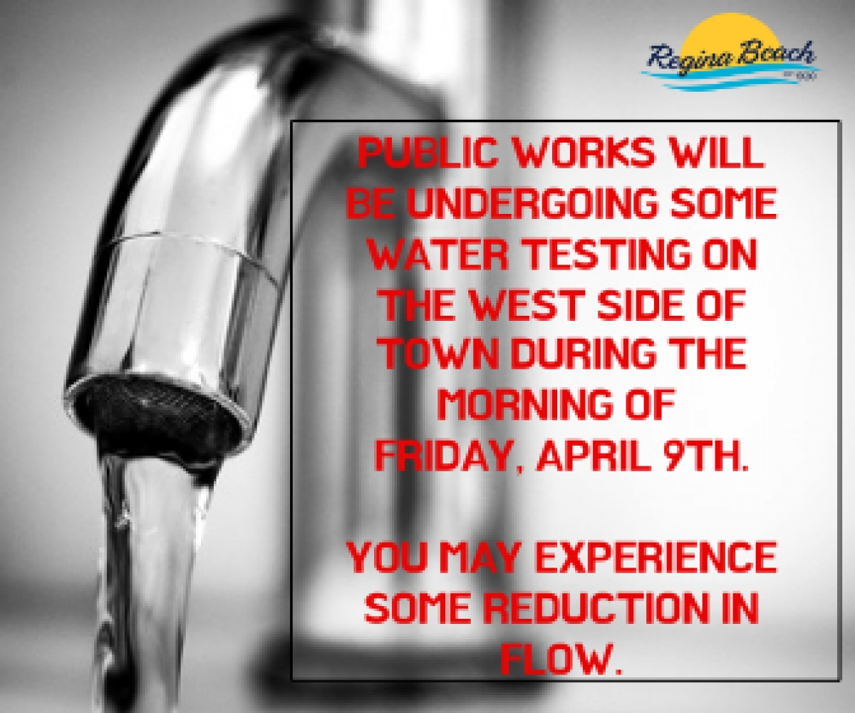 Water Testing - April 9th 