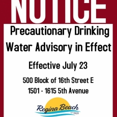 Precautionary Drinking Water Advisory - 500 Block 16th St E & 1501-1615 5th Ave