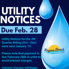 Utility Bill Due February 28th 
