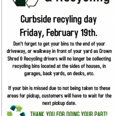 Recycling Day Friday