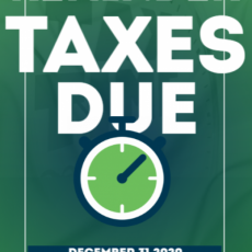 Reminder - Taxes Due December 31