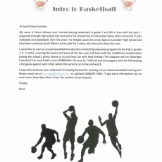 Intro to Basketball Program