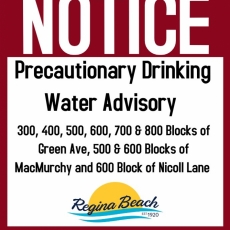 Precautionary Drinking Water Advisory - Green, MacMurchy, Nicoll Lane