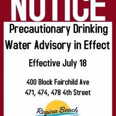 Precautionary Drinking Water Advisory - 400 Blk Farichild, 471, 474, 478 4th St