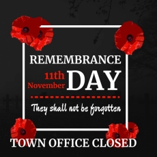 Town Office Closed - Nov 11th