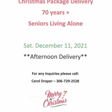 Senior Christmas Package Delivery