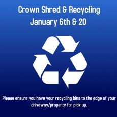 January Recycling Dates