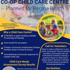 Child Care Centre Planned for Regina Beach!