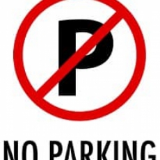 No Parking - Centre Street