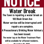 PDWA & Water Break 100 Green Ave